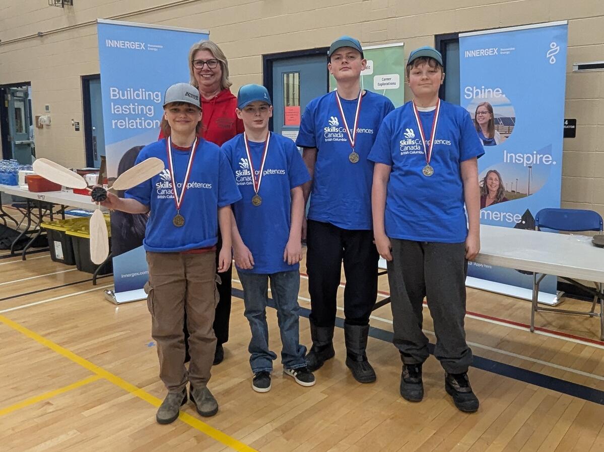 1st place Skills Canada Regional Competition